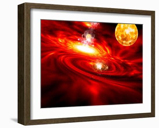 Wormhole Event, Artwork-Mehau Kulyk-Framed Photographic Print