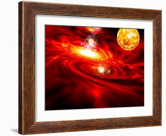 Wormhole Event, Artwork-Mehau Kulyk-Framed Photographic Print