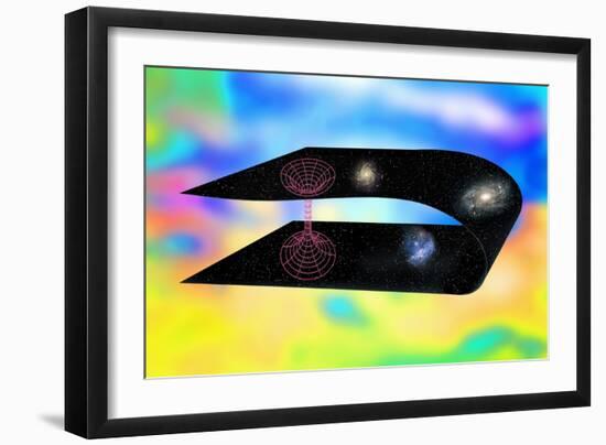 Wormhole Through Hyperspace, Artwork-Victor De Schwanberg-Framed Photographic Print