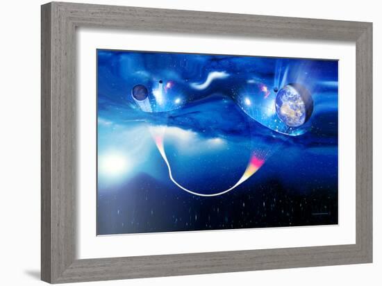 Wormhole Travel-Detlev Van Ravenswaay-Framed Photographic Print