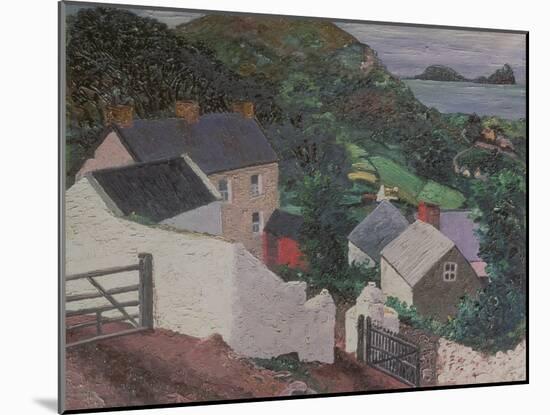 Worms Head: Gower Peninsula-Cedric Morris-Mounted Giclee Print