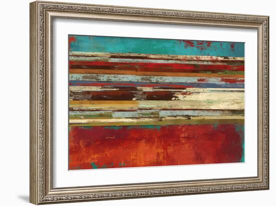 Worn Red-Sloane Addison ?-Framed Art Print