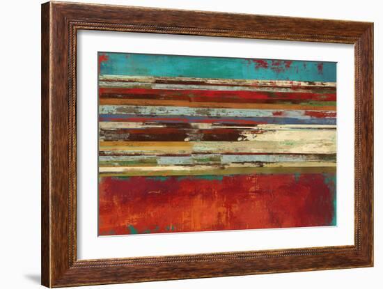 Worn Red-Sloane Addison ?-Framed Art Print