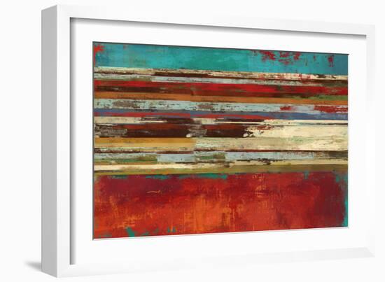 Worn Red-Sloane Addison ?-Framed Art Print