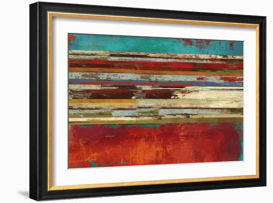 Worn Red-Sloane Addison ?-Framed Art Print