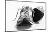 Worn Sneakers Trainers Ilford Delta B/W-BCFC-Mounted Photographic Print