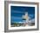 Worn stone cross adorns a grave in Kildavnet, Achill Island, County Mayo, Ireland.-Betty Sederquist-Framed Photographic Print