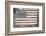 Worn Wooden American Flag, Fire Island, New York-Julien McRoberts-Framed Photographic Print