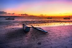 Sunset at Bali-worradirek muksab-Mounted Photographic Print