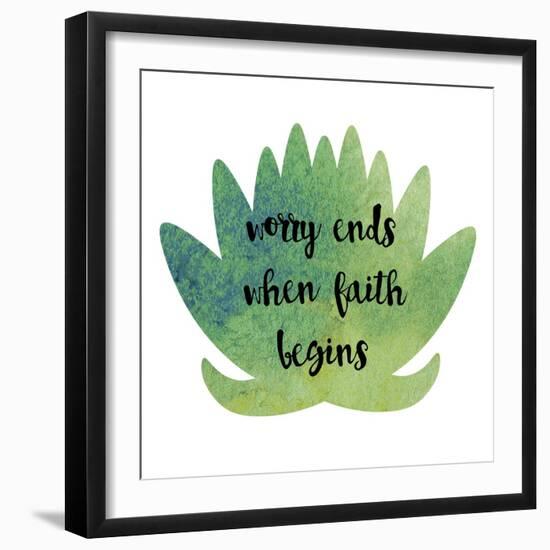 Worry Ends-Erin Clark-Framed Giclee Print