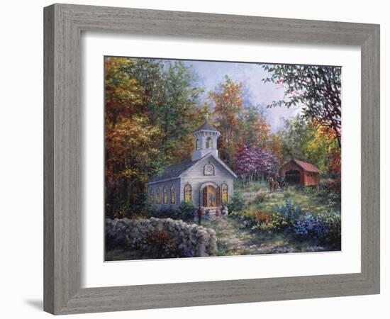 Worship in the Country-Nicky Boehme-Framed Giclee Print