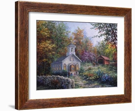 Worship in the Country-Nicky Boehme-Framed Giclee Print