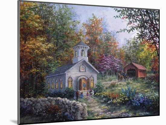 Worship in the Country-Nicky Boehme-Mounted Giclee Print