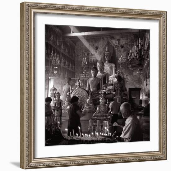 Worshippers in the Temple-null-Framed Photographic Print