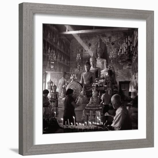 Worshippers in the Temple-null-Framed Photographic Print