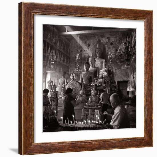 Worshippers in the Temple-null-Framed Photographic Print