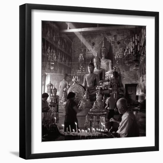 Worshippers in the Temple-null-Framed Photographic Print