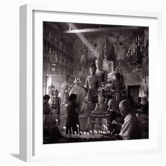 Worshippers in the Temple-null-Framed Photographic Print