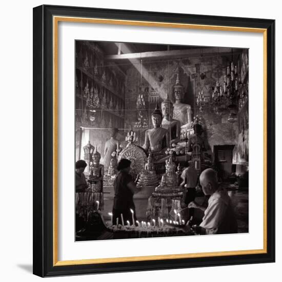 Worshippers in the Temple-null-Framed Photographic Print