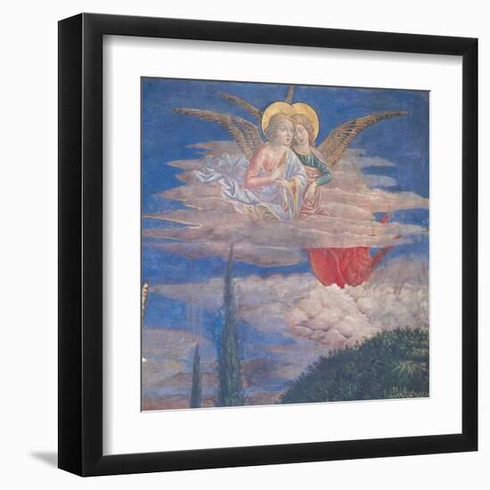 Worshipping Angels-Benozzo Gozzoli-Framed Art Print