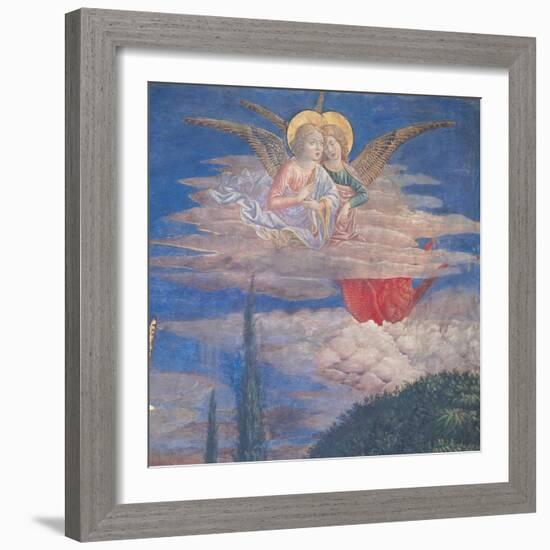 Worshipping Angels-Benozzo Gozzoli-Framed Art Print