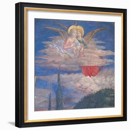 Worshipping Angels-Benozzo Gozzoli-Framed Art Print