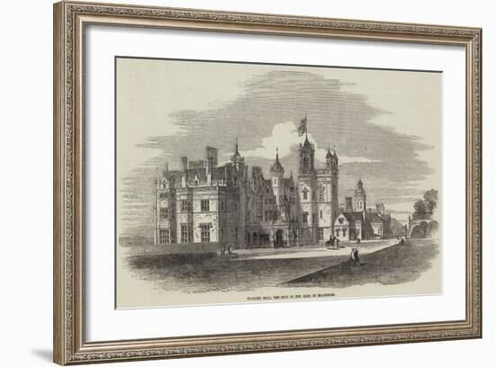 Worsley Hall, the Seat of the Earl of Ellesmere-Samuel Read-Framed Giclee Print