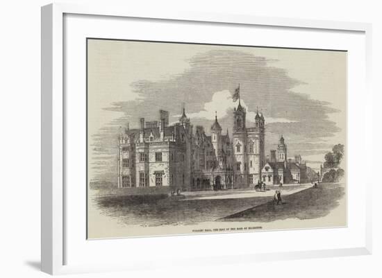 Worsley Hall, the Seat of the Earl of Ellesmere-Samuel Read-Framed Giclee Print