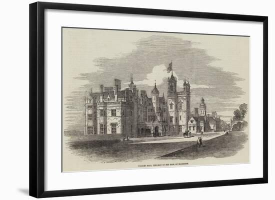 Worsley Hall, the Seat of the Earl of Ellesmere-Samuel Read-Framed Giclee Print