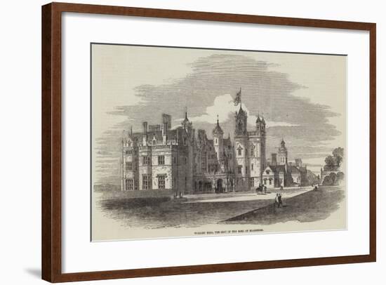 Worsley Hall, the Seat of the Earl of Ellesmere-Samuel Read-Framed Giclee Print