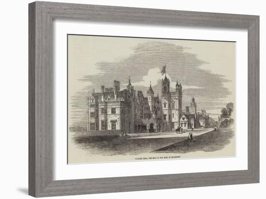 Worsley Hall, the Seat of the Earl of Ellesmere-Samuel Read-Framed Giclee Print