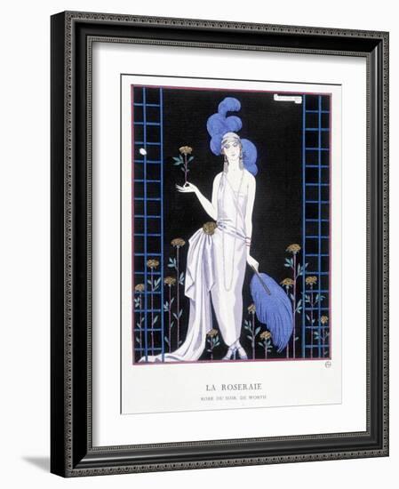 Worth Evening Dress, “ the Good Tone Gazette ”, 1922-Georges Barbier-Framed Giclee Print