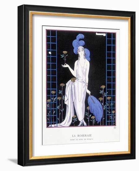 Worth Evening Dress, “ the Good Tone Gazette ”, 1922-Georges Barbier-Framed Giclee Print