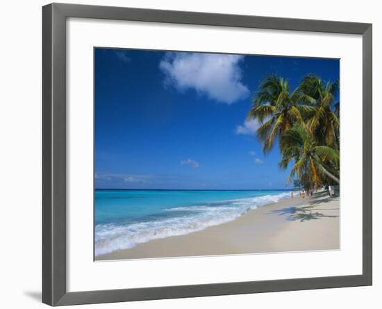 Worthing Beach on South Coast of Southern Parish of Christ Church, Barbados, Caribbean-Robert Francis-Framed Premium Photographic Print