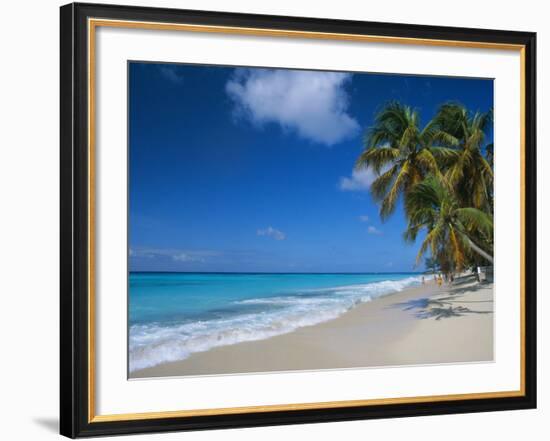 Worthing Beach on South Coast of Southern Parish of Christ Church, Barbados, Caribbean-Robert Francis-Framed Premium Photographic Print