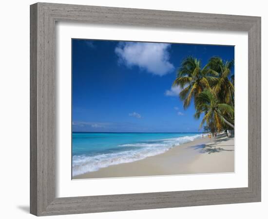 Worthing Beach on South Coast of Southern Parish of Christ Church, Barbados, Caribbean-Robert Francis-Framed Photographic Print