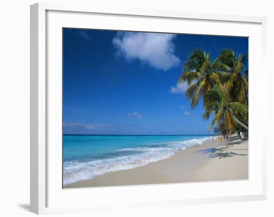 Worthing Beach on South Coast of Southern Parish of Christ Church, Barbados, Caribbean-Robert Francis-Framed Photographic Print