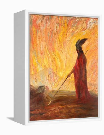 Wotan's Farewell and Magic Fire-Hermann Hendrich-Framed Premier Image Canvas