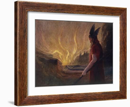 Wotan's Farewell to Brunnhilde-null-Framed Giclee Print