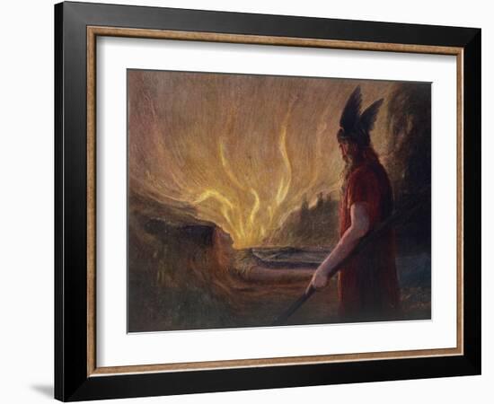 Wotan's Farewell to Brunnhilde-null-Framed Giclee Print