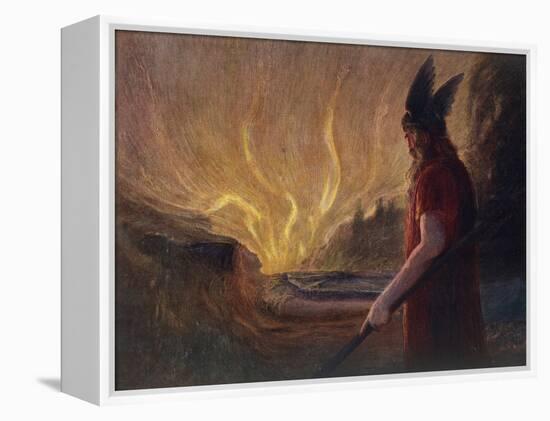 Wotan's Farewell to Brunnhilde-null-Framed Premier Image Canvas