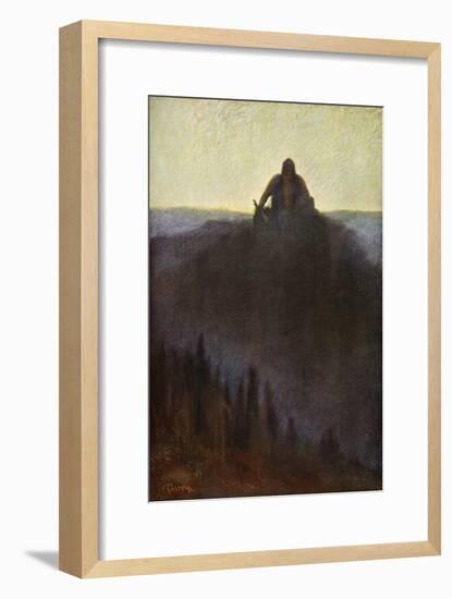 'Wotan Waits in Valhalla for the End with his Broken Spear', 1906-Unknown-Framed Giclee Print