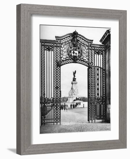 Wought-Iron Gates, Buckingham Palace, London, 1926-1927-McLeish-Framed Giclee Print