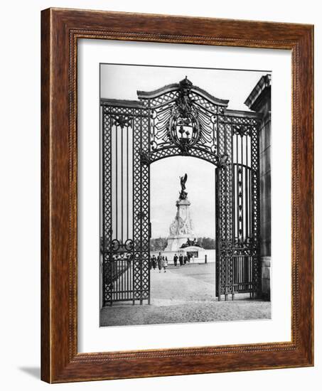 Wought-Iron Gates, Buckingham Palace, London, 1926-1927-McLeish-Framed Giclee Print