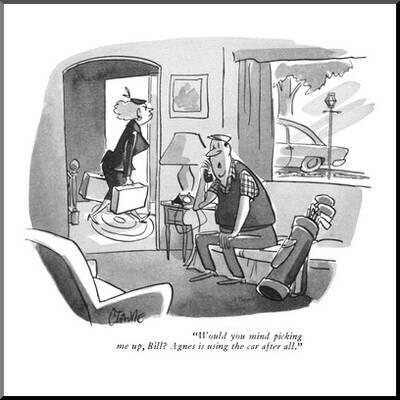 Would You Mind Picking Me Up Bill Agnes Is Using The Car After All New Yorker Cartoon Premium Giclee Print Claude Smith Art Com Would You Mind Picking Me Up Bill Agnes Is Using The Car After All New Yorker Cartoon Premium Giclee Print Claude Smith Art Com