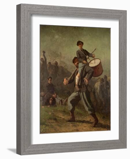 Wounded Drummer Boy, 1865-69-Eastman Johnson-Framed Giclee Print