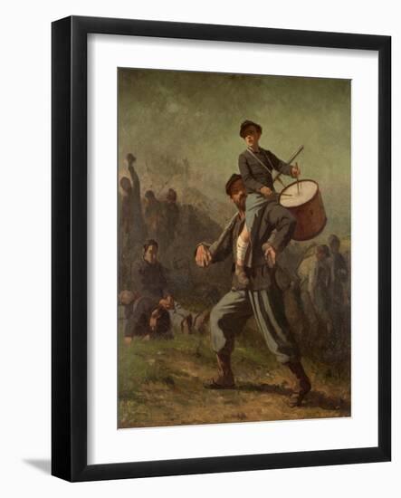 Wounded Drummer Boy, 1865-69-Eastman Johnson-Framed Giclee Print