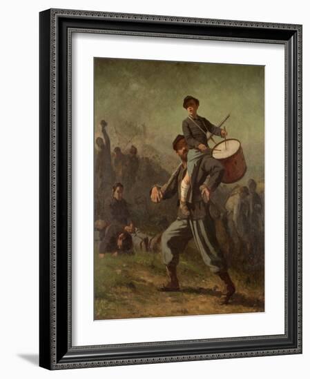 Wounded Drummer Boy, 1865-69-Eastman Johnson-Framed Giclee Print