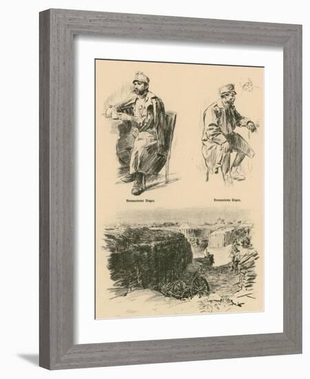 Wounded Hungarians, Shot Down in Russian Poland-Wilhelm Gause-Framed Giclee Print