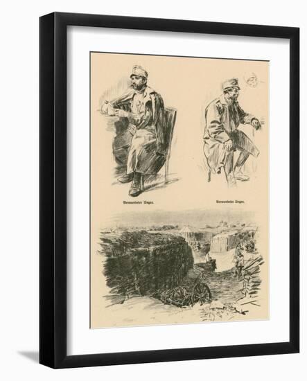 Wounded Hungarians, Shot Down in Russian Poland-Wilhelm Gause-Framed Giclee Print